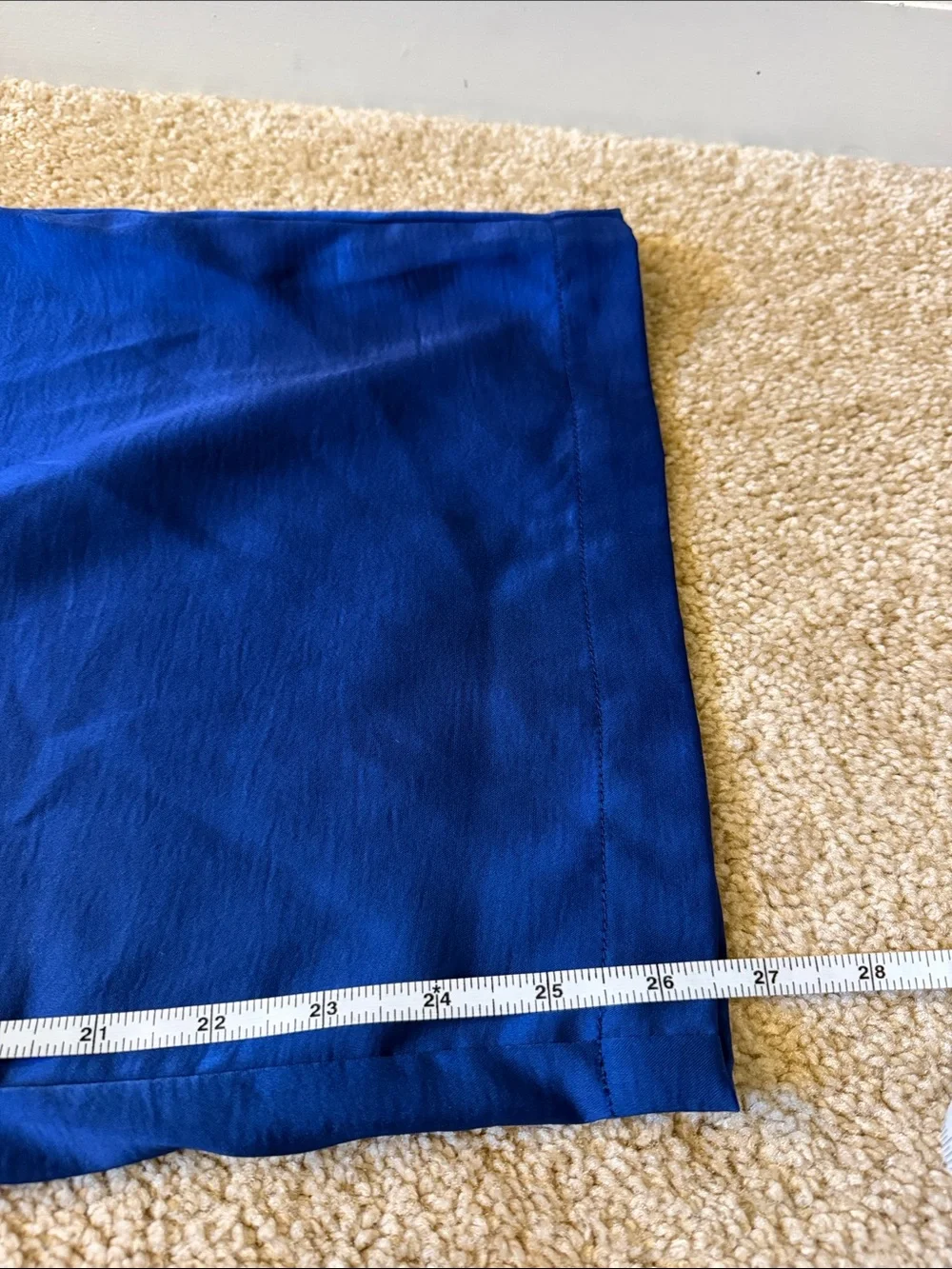 Universal Standard Satin Scoop Neck Jumsuit in Royal Blue Size 18/20 - Picture 8 of 11